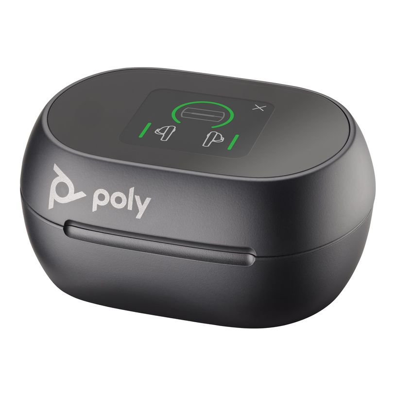 0197497053852-Poly Voyager Free 60+ - Écouteurs sans fil avec micro - intra-auriculaire - Bluetooth - Suppresseur de bruit actif - USB-A via adaptateur Bluetooth, jack 3,5mm - noir de char-P_405246691_12-2