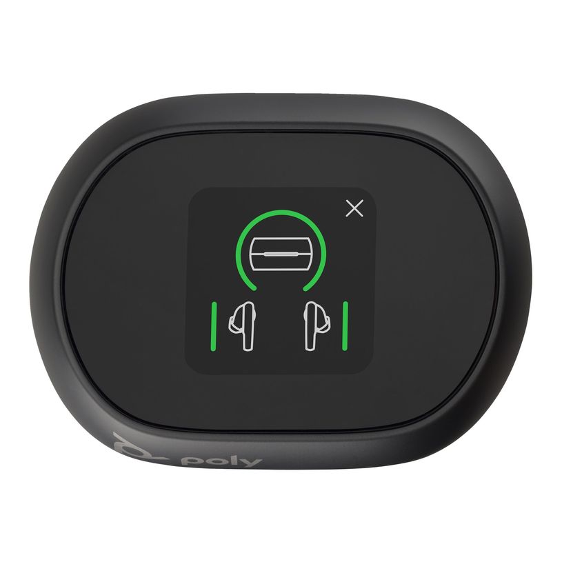 0197497053852-Poly Voyager Free 60+ - Écouteurs sans fil avec micro - intra-auriculaire - Bluetooth - Suppresseur de bruit actif - USB-A via adaptateur Bluetooth, jack 3,5mm - noir de char-P_405246691_5-11