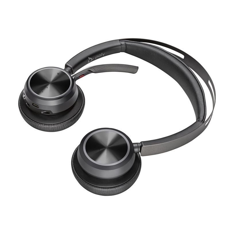 0197029504524-Poly Voyager Focus 2 - Micro-casque - sur-oreille - Bluetooth - sans fil, filaire - USB-C via un adaptateur Bluetooth - noir --P_405246693_16-4