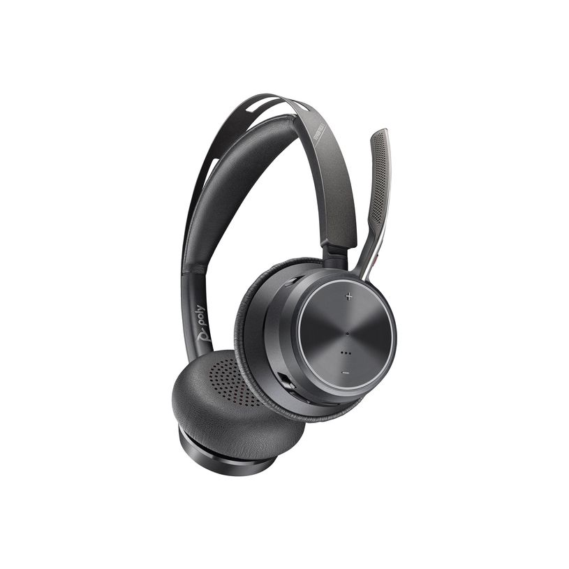 0197029504524-Poly Voyager Focus 2 - Micro-casque - sur-oreille - Bluetooth - sans fil, filaire - USB-C via un adaptateur Bluetooth - noir -P_405246693_41-27