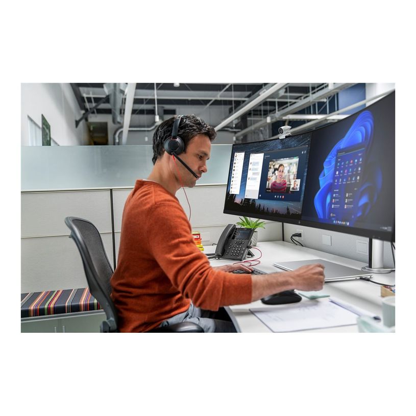 0197498429441-Poly Blackwire 5220 - Micro-casque - sur-oreille - filaire - USB-C, jack 3,5mm - noir - Certifié pour Skype for Business, certifié Cisco Jabber, Certifié Avaya, Certifié pour Microsoft Teams, certifié Zoom, certifié UC, W-P_405246695_1-1