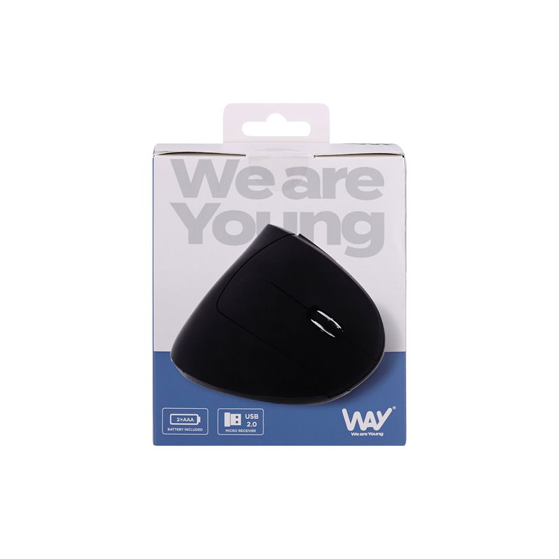 3303170122556-T'nB Ergo WAY - Souris verticale sans fil - ergonomique - 6 boutons - noir-P_405246721_5-3