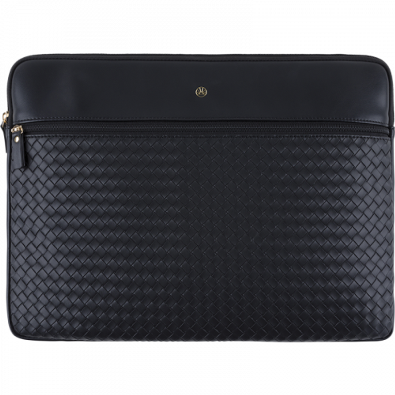 3664447203843-Oberthur Lisbonne - Housse Ordinateur 15,6'' Noir – Élégante et Protectrice, Mix-Matière Tressé/Liss-P_405246759_1-0