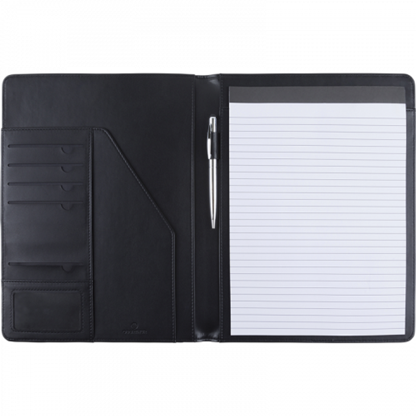 3664447203768-Oberthur Lisbonne - Conférencier A4 Noir – Élégant en Mix-Matière Tressé/Lisse, avec Stylo Tactile, -P_405246760_2-1