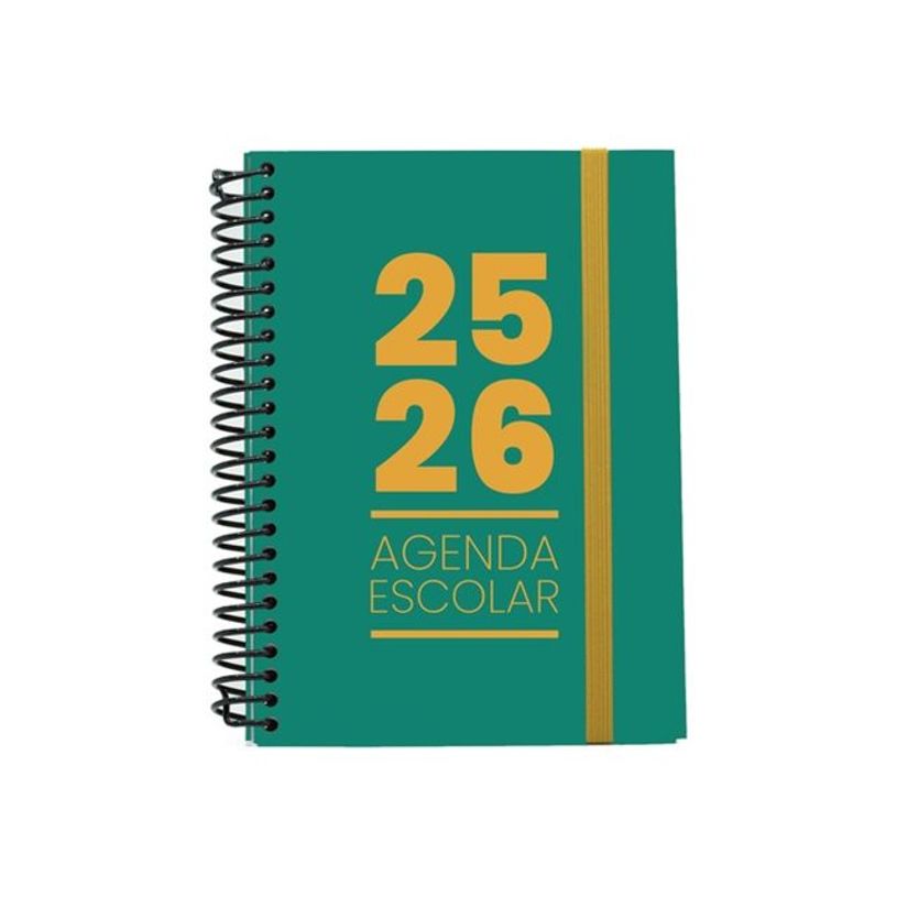 8435603316753-Mimbek - Agenda - 2025-2026 - 1 jour par page - reliure à spirale - A5 (148 x 210 mm) - v-P_405246838_2-0