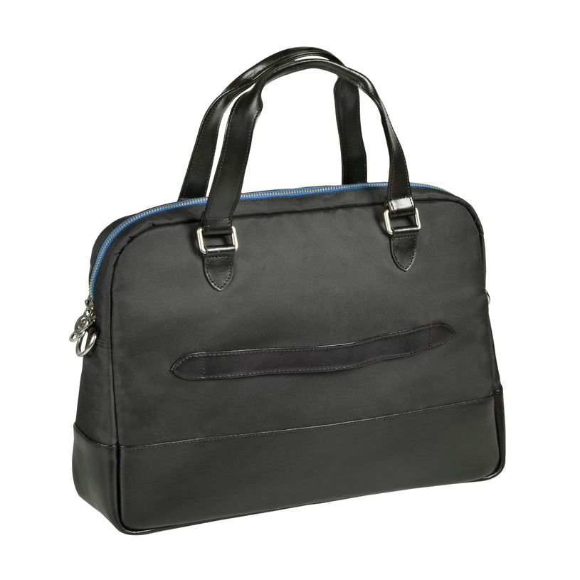 3371010501380-Quo Vadis - Sacoche - Holi - Bleu - 38x28,5x5 cm - Cuir pleine fleur de vachette - 2 compartiment(s) - Avec bandoul--2