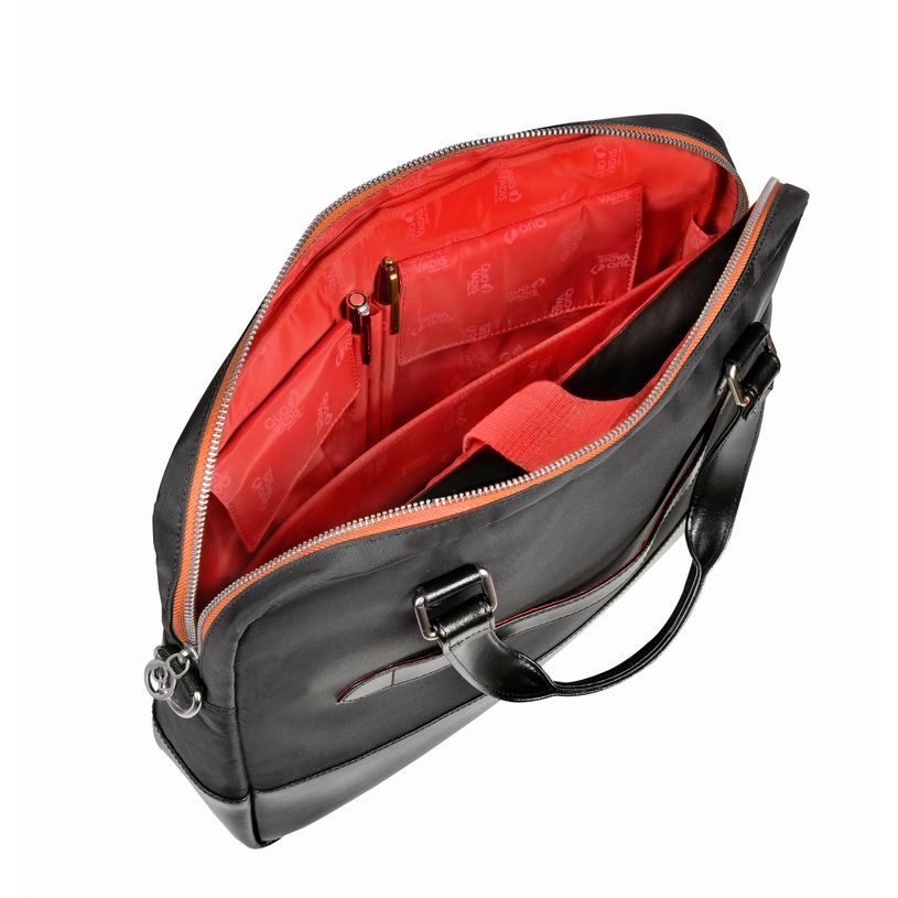 3371010501397-Quo Vadis - Sacoche - Holi - Orange - 38x28,5x5 cm - Cuir pleine fleur de vachette - 2 compartiment(s) - Avec bandoul--1