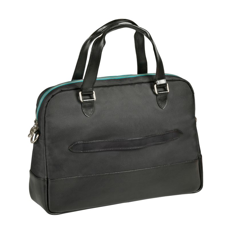 3371010501403-Quo Vadis - Sacoche - Holi - Bleu - 38x28,5x5 cm - Cuir pleine fleur de vachette - 2 compartiment(s) - Avec bandoul--2