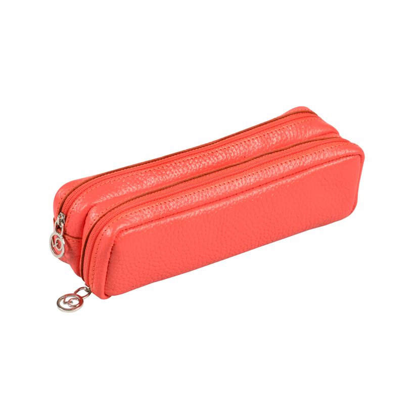 3371010488384-Quo Vadis - Trousse - Rectangle - Goya - 21x6x7 cm - Cuir pleine fleur de vachette - 1 compartiment(s)--1