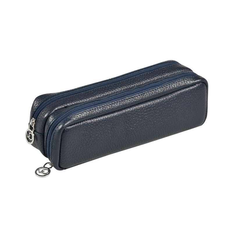 3371010488384-Quo Vadis - Trousse - Rectangle - Goya - 21x6x7 cm - Cuir pleine fleur de vachette - 1 compartiment(s)--2