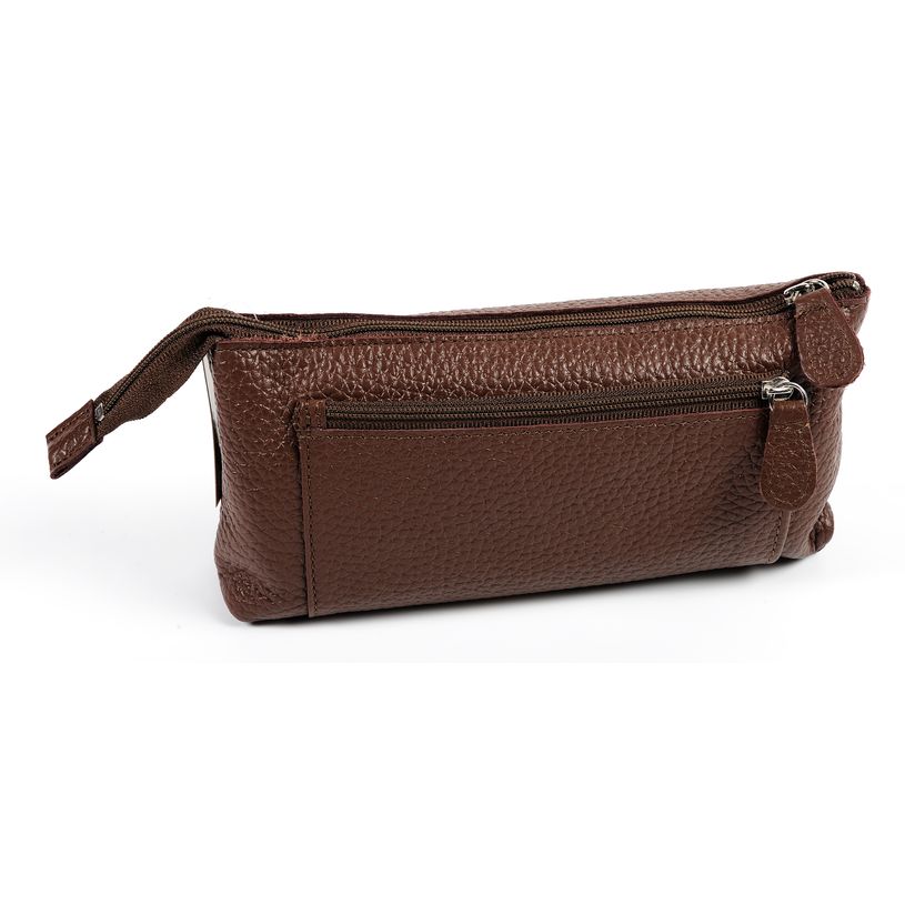 3338800036460-Quo Vadis - Trousse - Rectangle - Goya - 19x4x9 cm - Cuir pleine fleur de vachette - 1 compartiment(s)--3