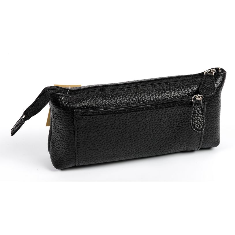 3338800036460-Quo Vadis - Trousse - Rectangle - Goya - 19x4x9 cm - Cuir pleine fleur de vachette - 1 compartiment(s)--4