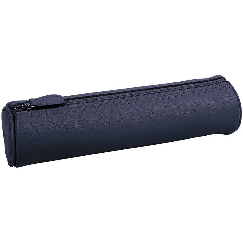 3338805004952-Quo Vadis - Trousse - Ronde - Satiny - 22x6 cm - Cuir pleine fleur de vachette - 1 compartiment(s)--2