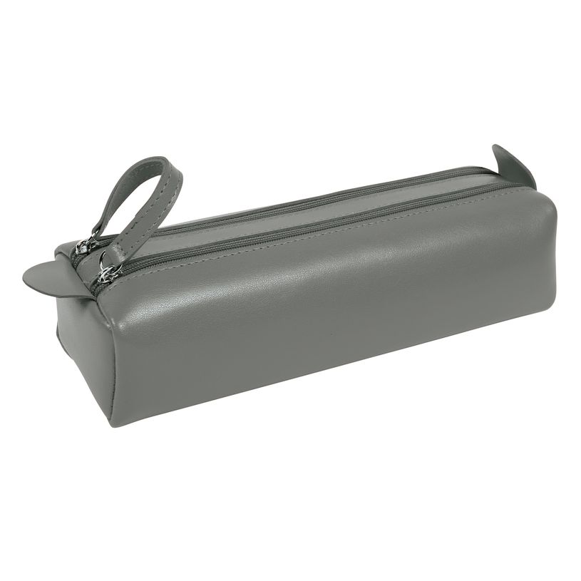 3338805007526-Quo Vadis - Trousse - Rectangle - Satiny - 22x7x5 cm - Cuir pleine fleur de vachette - 1 compartiment(s--1