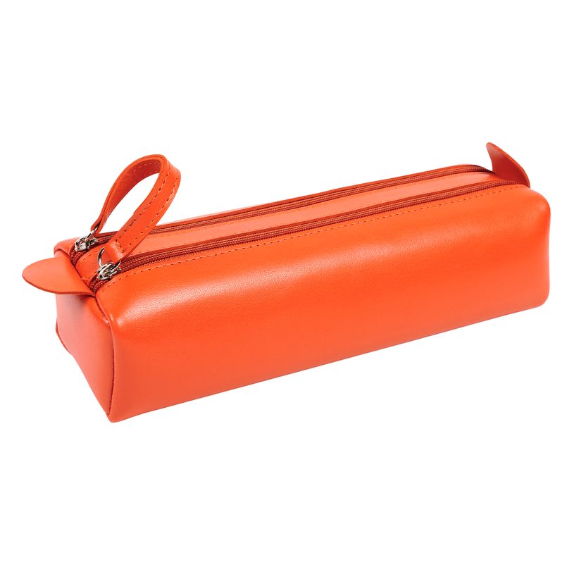 3338805007526-Quo Vadis - Trousse - Rectangle - Satiny - 22x7x5 cm - Cuir pleine fleur de vachette - 1 compartiment(s--4