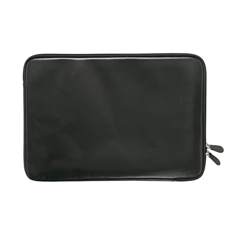 3338805004693-Quo Vadis - Housse ordinateur - Satiny - Noir - 37x26x1,5 cm - Cuir pleine fleur de vachette - 1 compar--0