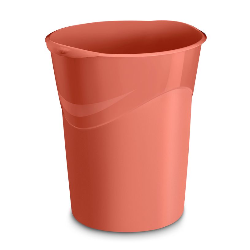 3462159019642-Corbeille à papier CEP Terra Nova – Coloris terracotta – 14 L en plastique recyclé--0