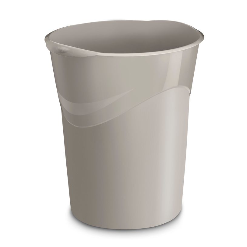 3462159020396-Corbeille à papier CEP Terra Nova sable – 14 L – design moderne en plastique recyclé--0