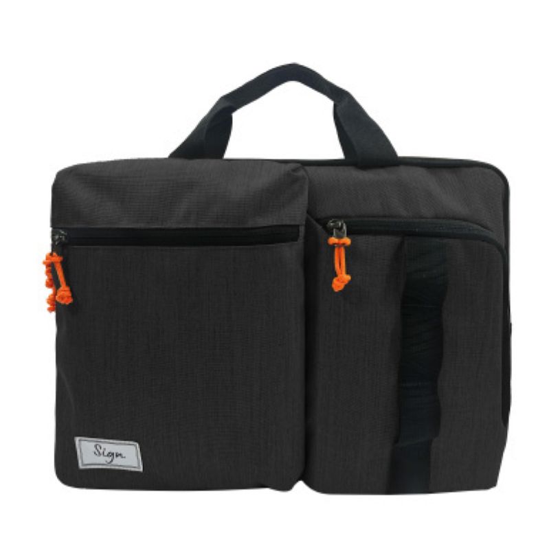 3173740252187-Sacoche informatique 15,6" SIGN "Ecoflex" coloris noir--0