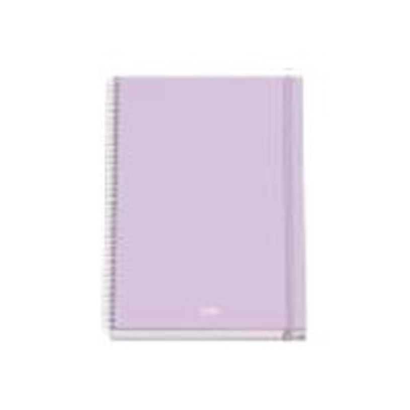 8421938519310-Dohe Serenity - Cuaderno - encuadernado espiral - A5 (162 x 210 mm) - 100 hojas / 200 páginas - cuadriculado - púrpura - cartó-P_405247045_1-0