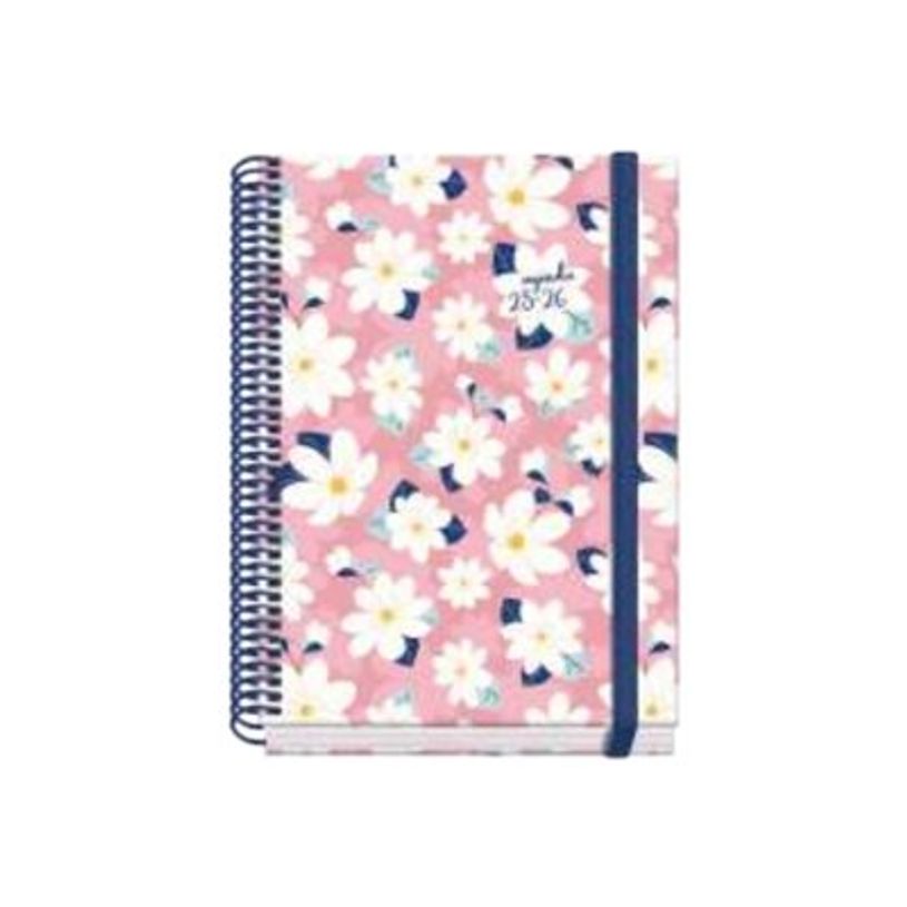 8421938520439-Dohe Prime - Agenda - 2025-2026 - 1 jour par page - reliure à spirale - A5 (150 x 210 mm) - 144 feuilles - chamomile - carton -P_405247055_2-0