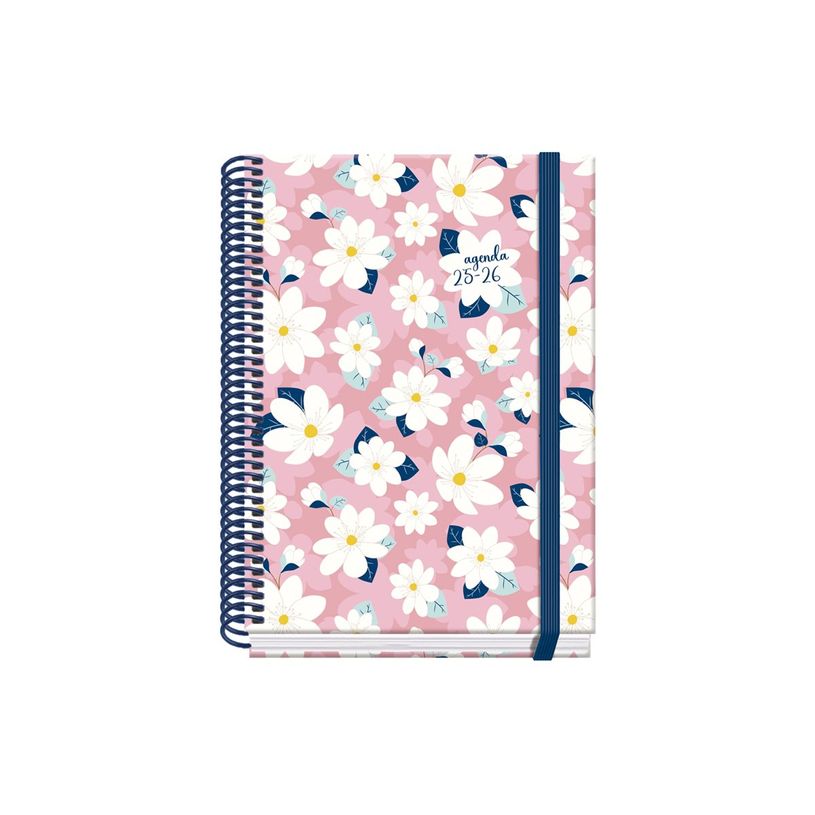 8421938520439-Dohe Prime - Agenda - 2025-2026 - 1 jour par page - reliure à spirale - A5 (150 x 210 mm) - 144 feuilles - chamomile - carton -P_405247055_3-1