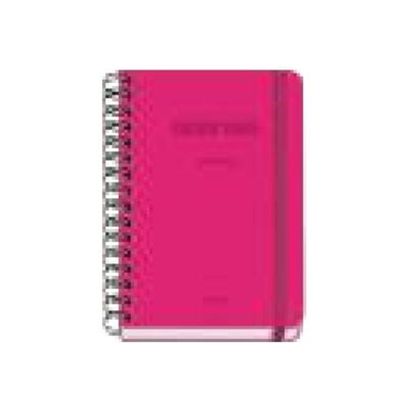 8421938520156-Dohe Colour Vibes - Agenda - 2025-2026 - semainier - reliure à anneaux métalliques - A5 (150 x 210 mm) - 72 feuilles - rose - carton -P_405247071_2-0