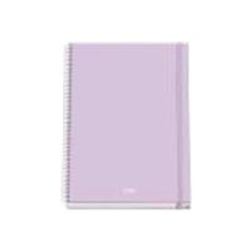 8421938519273-Dohe Serenity - Cuaderno - encuadernado espiral - A4 (210 x 297 mm) - 100 hojas / 200 páginas - cuadriculado - púrpura - cartó-P_405247103_1-0