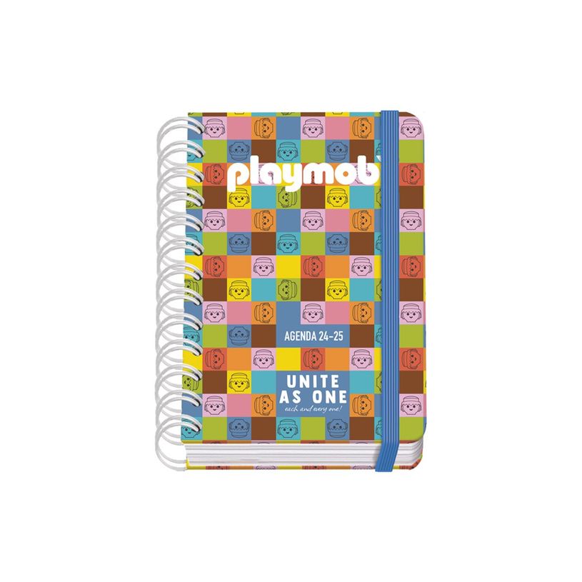 8421938518085-Dohe Playmobil Unite as One - Agenda scolaire - 2025-2026 - 1 jour par page - reliure à anneaux métalliques - A6 (105 x 148 mm-P_405247116_1-0