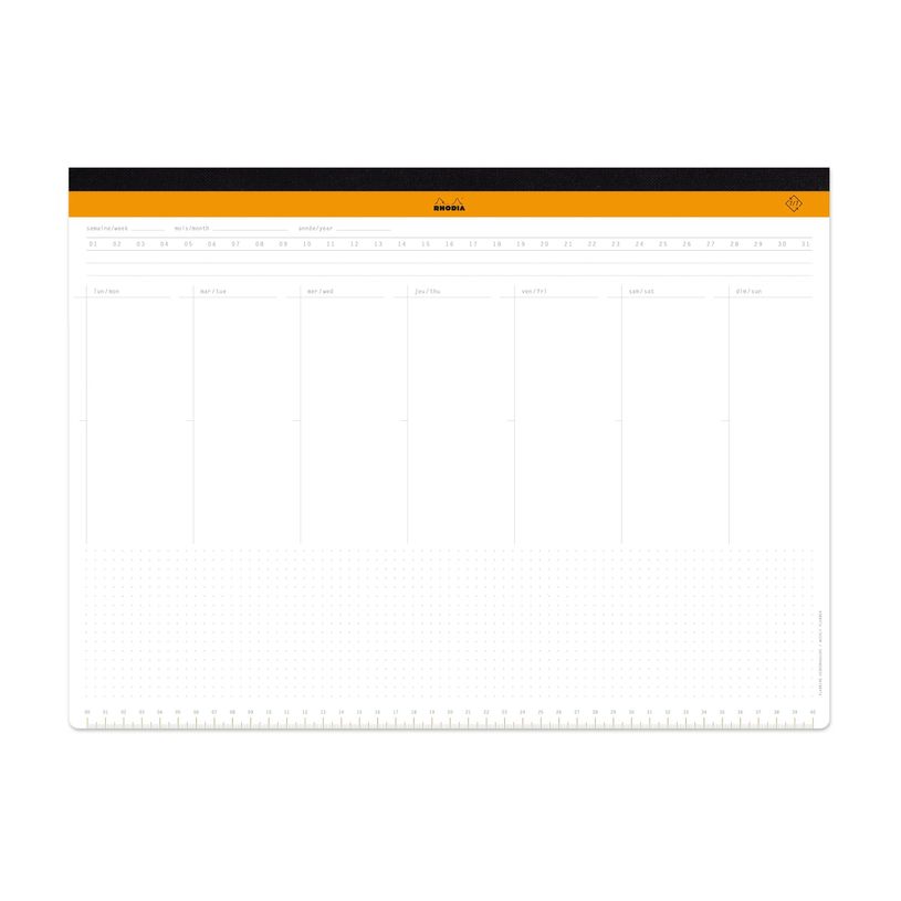 3371010190188-Quo Vadis - Agenda avec répertoire - Plain - Mensuel - Français - Impala - 12 mois de janvier à décembre - 10x15 cm - Papier Clairefontaine -P_405247168_2-8