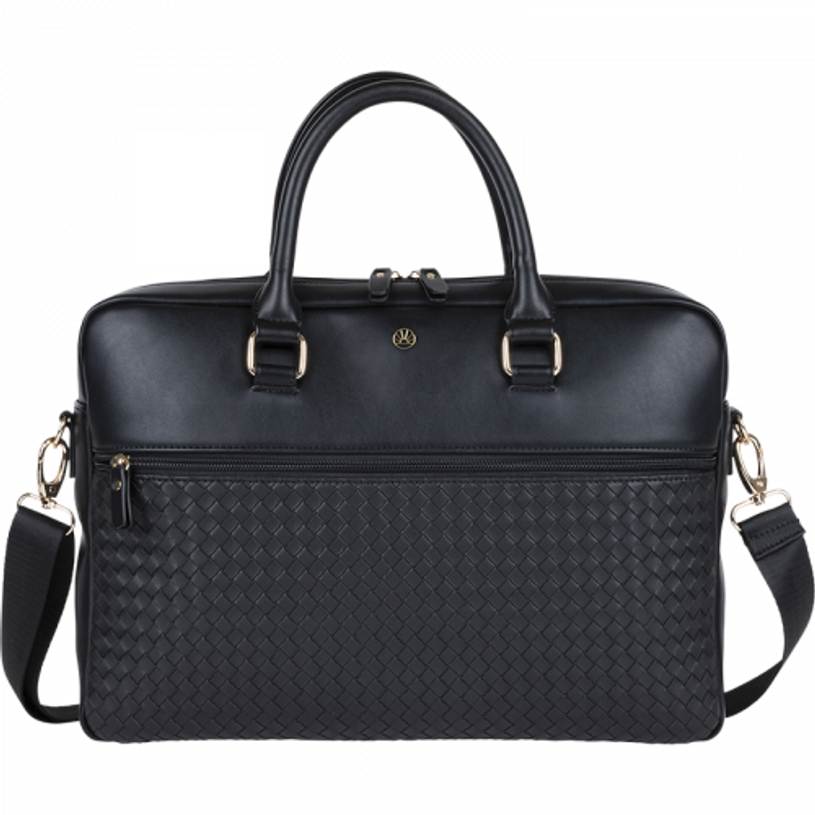 3664447203867-Oberthur Lisbonne - Sacoche Ordinateur 15,6'' Noir – Élégante et Fonctionnelle, Mix-Matière Tressé/Lisse, Sa-P_405247214_1-0