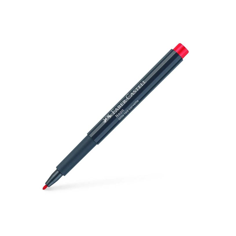 4005401608219-Faber-Castell Neon - Feutre - petite corvette rouge - encre à l'eau - 1.5 mm-P_405247410_2-1
