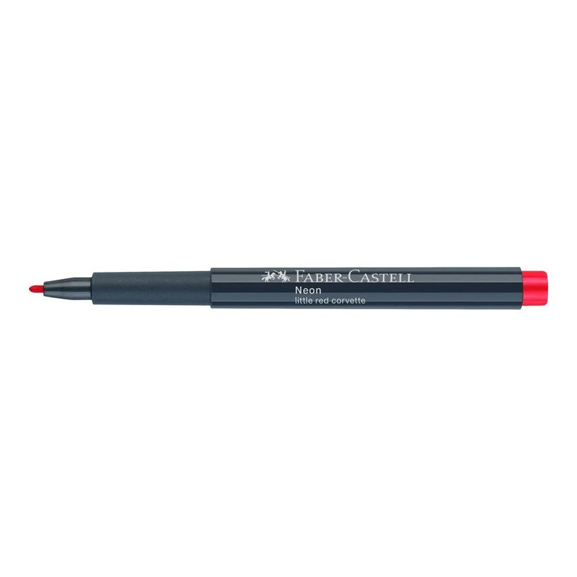 4005401608219-Faber-Castell Neon - Feutre - petite corvette rouge - encre à l'eau - 1.5 mm-P_405247410_3-4