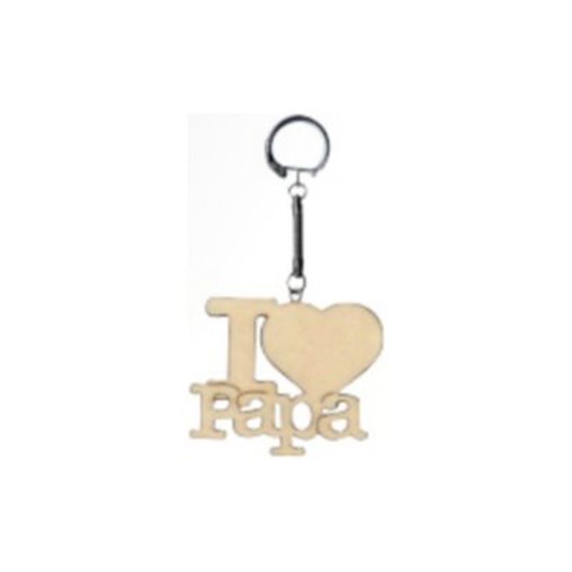5414135041114-Artemio - Porte-clés d'artisanat - i love papa - 6.5 x 5.5 cm-P_405247502_1-0