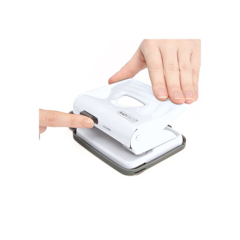 5018505028974-Rapesco 825 - Perforateur - 25 feuilles - métal, acier trempé - blanc-P_405247566_2-1