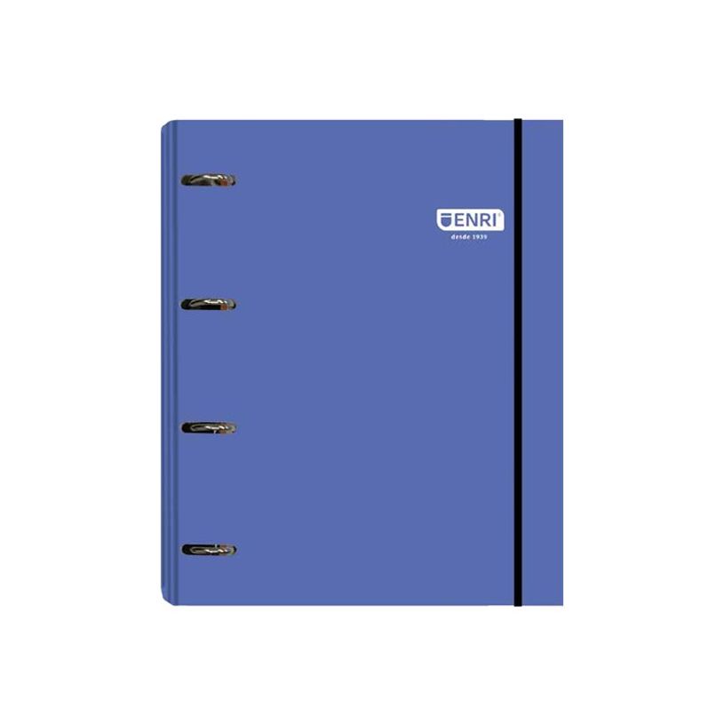 8427291058060-Enri - Classeur à anneaux - pour A4 Plus - capacité : 300 feuilles - bleu-P_405247650_1-0