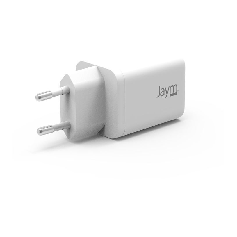 3701263531221-JAYM - Adaptateur secteur - 65 W - 2 connecteurs de sortie USB-C - blanc-P_405247687_3-1