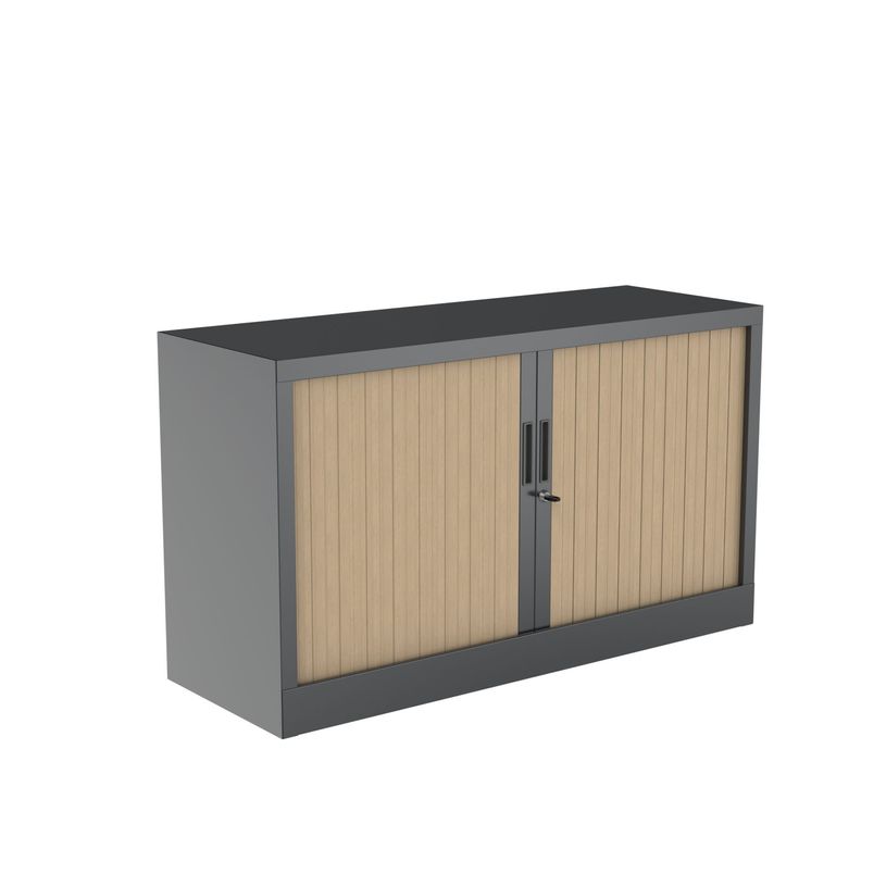 3700339996094-Réhausse pour armoire à rideaux metalliques -  L120 x H43 x P43cm - corps anthracite/rid-P_405247688_2-1