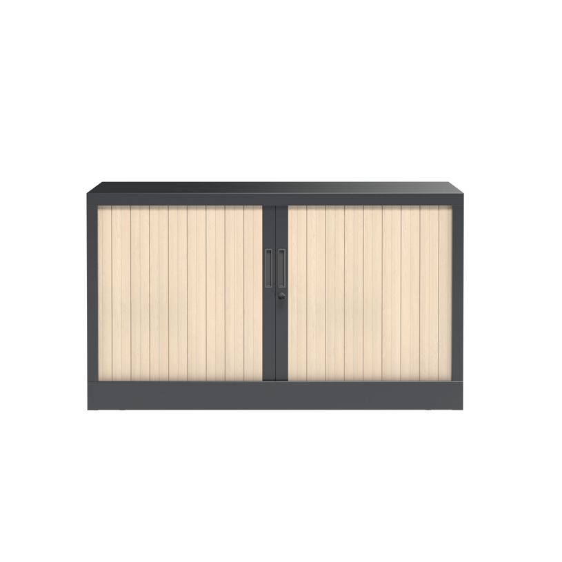 3700339996100-Réhausse pour armoire à rideaux metalliques -  L120 x H43 x P43cm - corps anthracite/rid-P_405247690_2-1