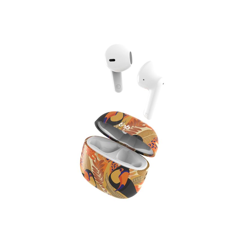 3303170120736-T'nB Exclusiv TOUCAN - Écouteurs sans fil avec micro - orange, jaune-P_405247728_6-5
