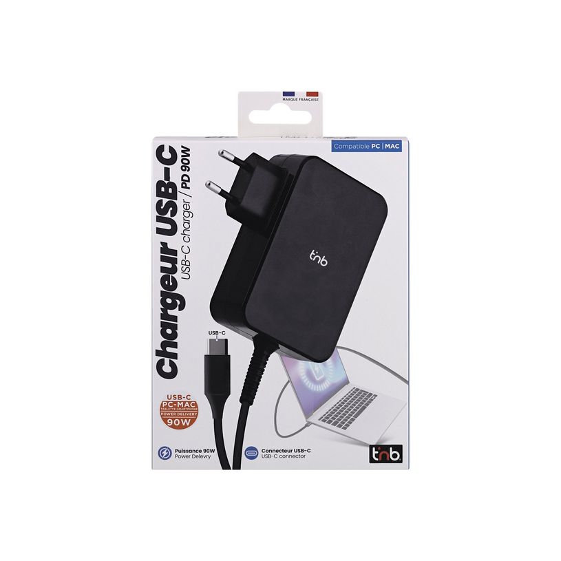 3303170116807-T'nB - Adaptateur secteur - 90 Watt - PD (24 pin USB-C) - noir-P_405247729_1-0