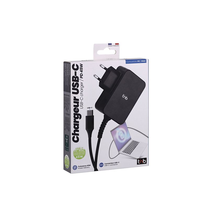 3303170116784-T'nB - Adaptateur secteur - 45 Watt - PD (24 pin USB-C) - noir-P_405247730_8-4