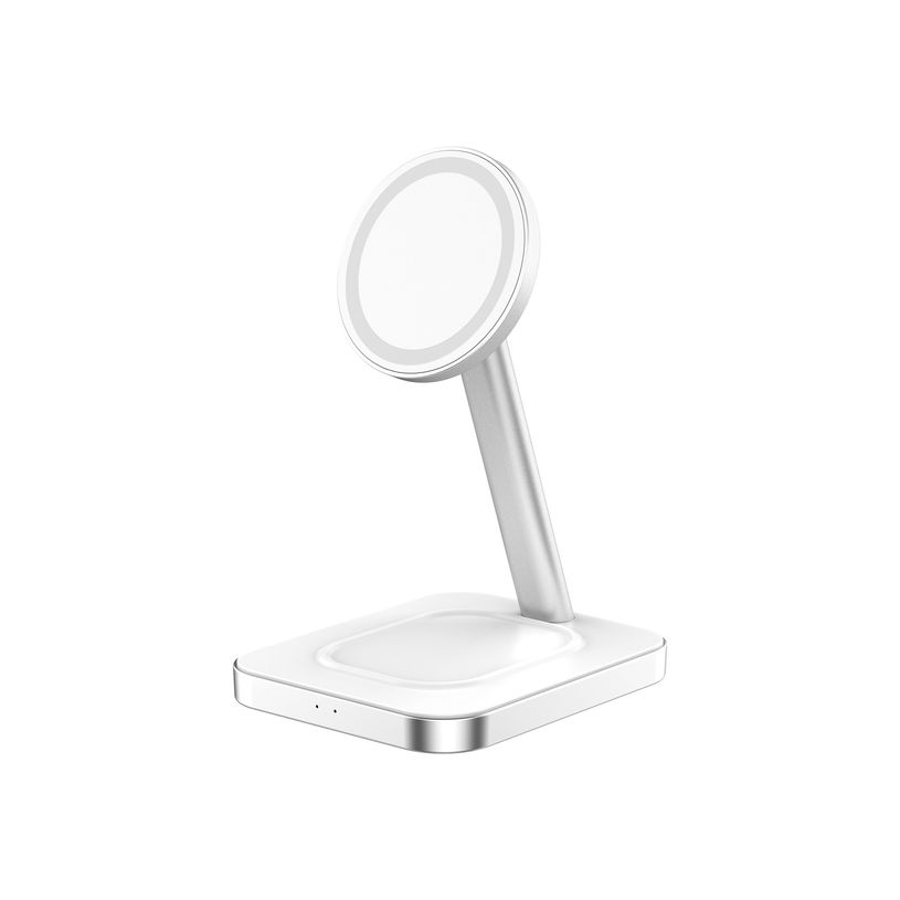 3571211532439-Force Power - Station de charge sans fil 3-en-1 - MagSafe - 15W- blanc-P_405247732_1-0