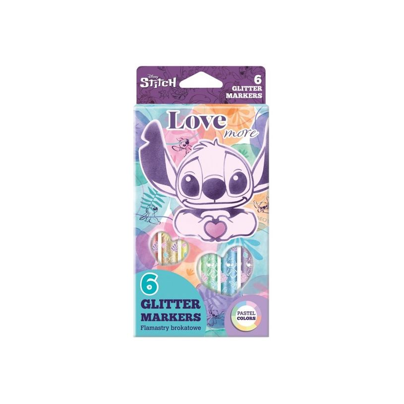 5903686392009-CoolPack Disney - Marcador - Stitch - colores pastel (paquete de 6)-P_405247871_3-0