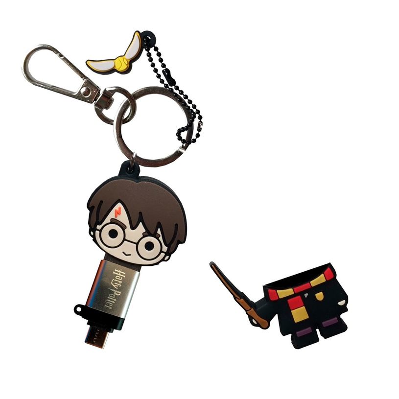 8445183025068-Wondee - Harry Potter - Clé USB porte-clés - 32 Go--0