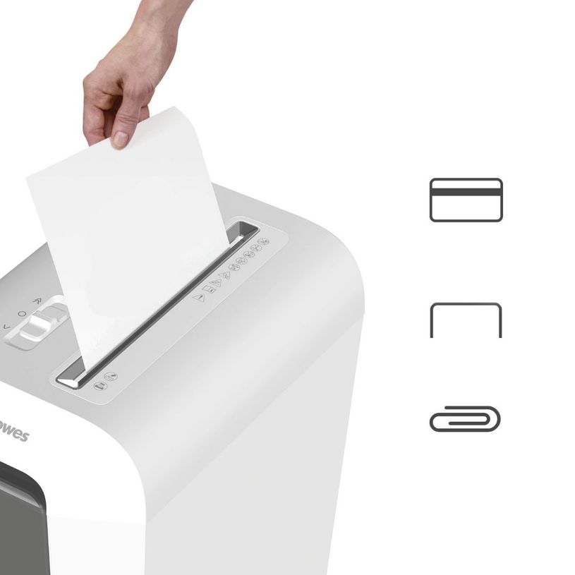 043859802593-Fellowes Powershred LX65 - Destructeur de documents coupe croisée - 10 feuilles - Corbeille 22 litres ---3
