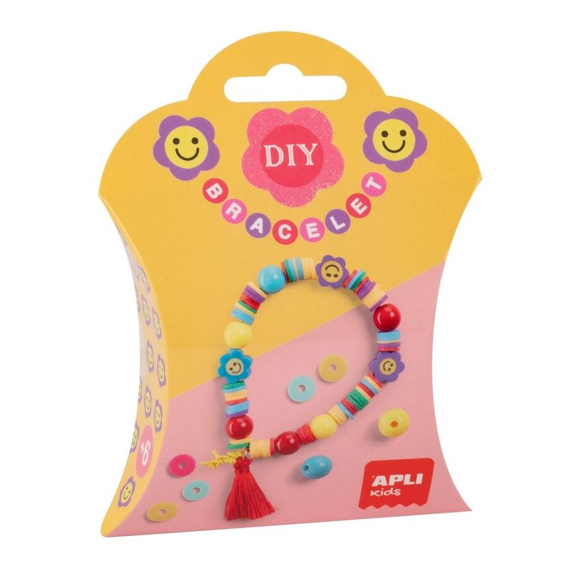 8410782198932-Apli Kids - Kit Créatif  : Bracelets DIY Sourire pour enfants dès 6 ans--0