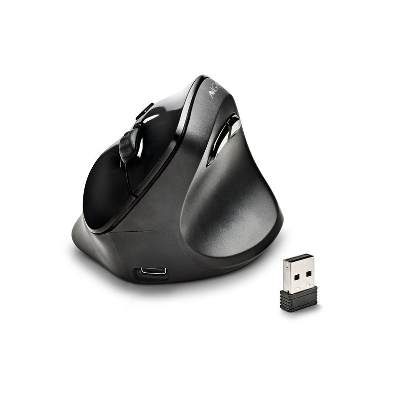 8435430623178-NGS EVO MOKSHA - Souris verticale - ergonomique - pour droitiers - optique - 5 boutons - sans fil - 2.4 GHz - récepteur sans fil USB - Pour la vente au-P_405248136_24-2