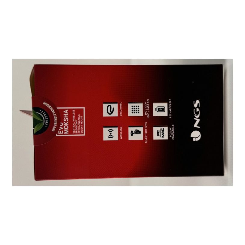 8435430623178-NGS EVO MOKSHA - Souris verticale - ergonomique - pour droitiers - optique - 5 boutons - sans fil - 2.4 GHz - récepteur sans fil USB - Pour la vente au -P_405248136_5-9