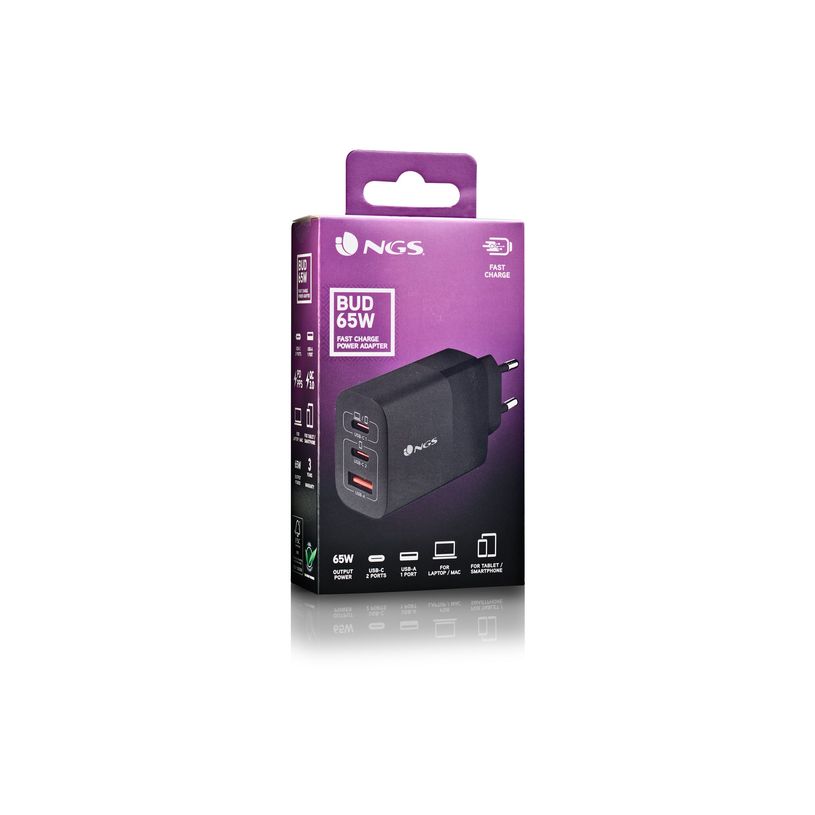 8435430624854-NGS - Chargeur secteur - 65W - 2 x USB-C + 1 x USB - noir-P_405248137_6-2